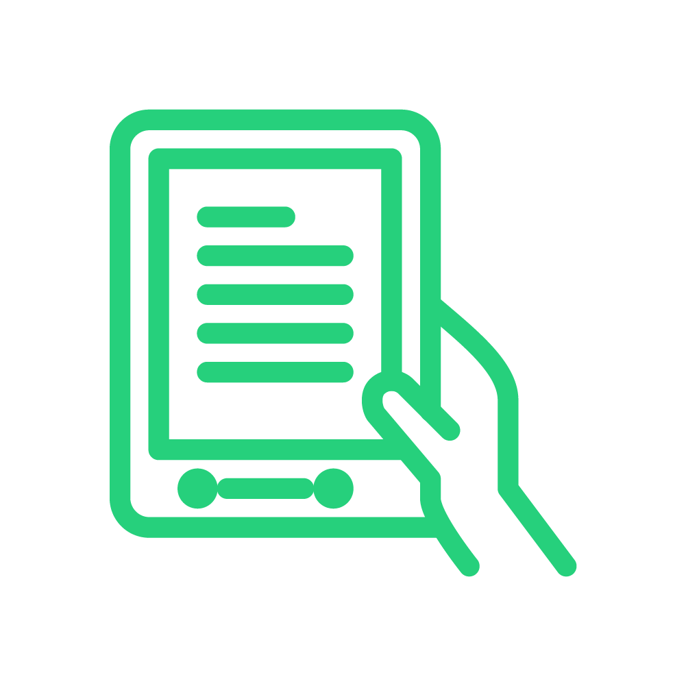 Document Scanning and Processing Icon